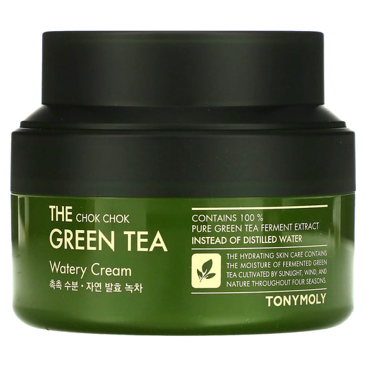 TonyMoly, The Chok Chok Green Tea, Watery Cream, 60 ml - Image 1