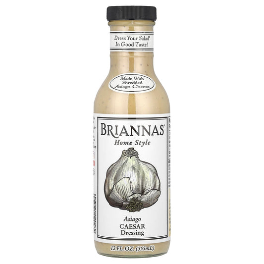 Asiago Caesar Dressing by Briannas, 12 oz, Gluten-Free, Vegetarian - Image 1