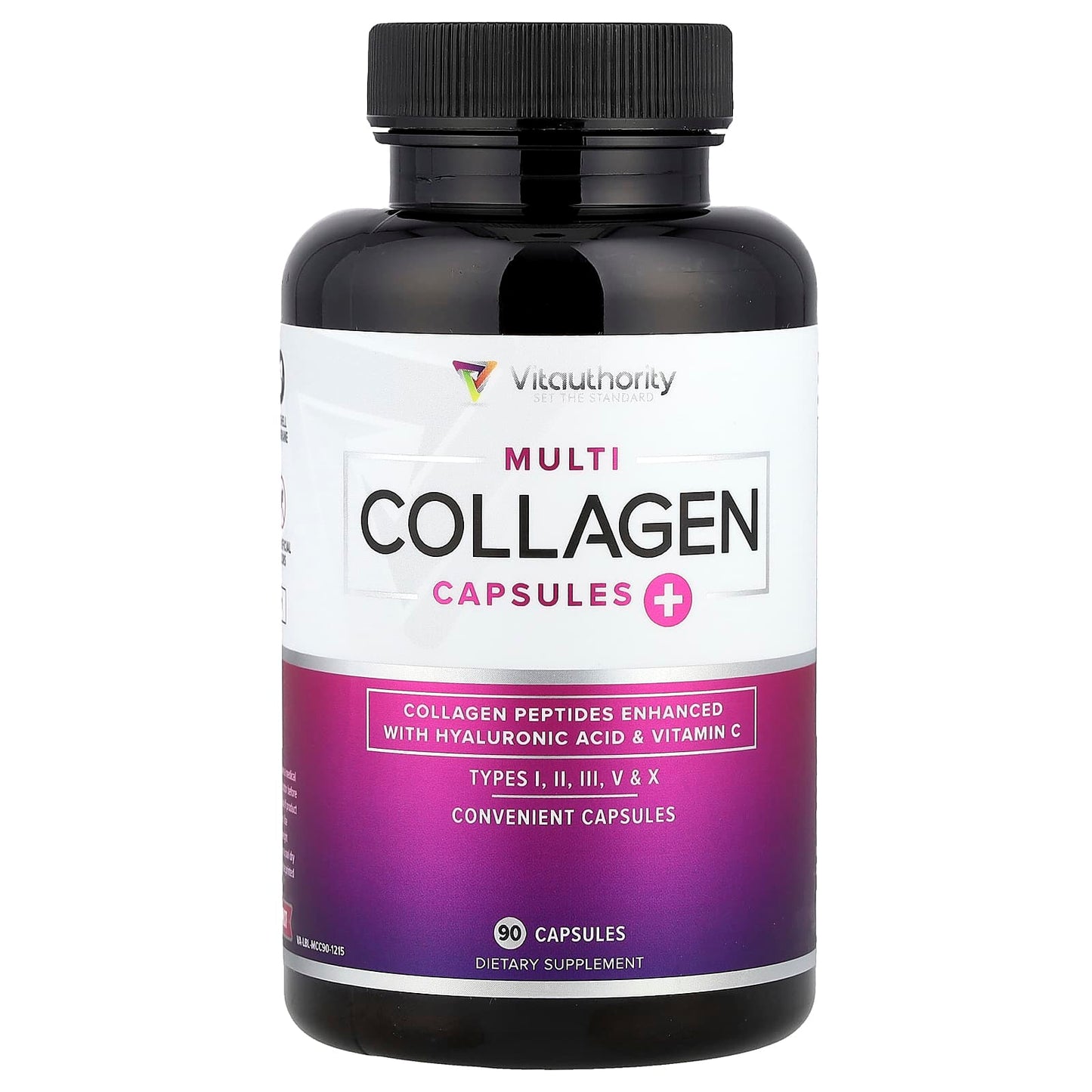Vitauthority, Multi Collagen Capsules+, 90 Capsules - Image 1