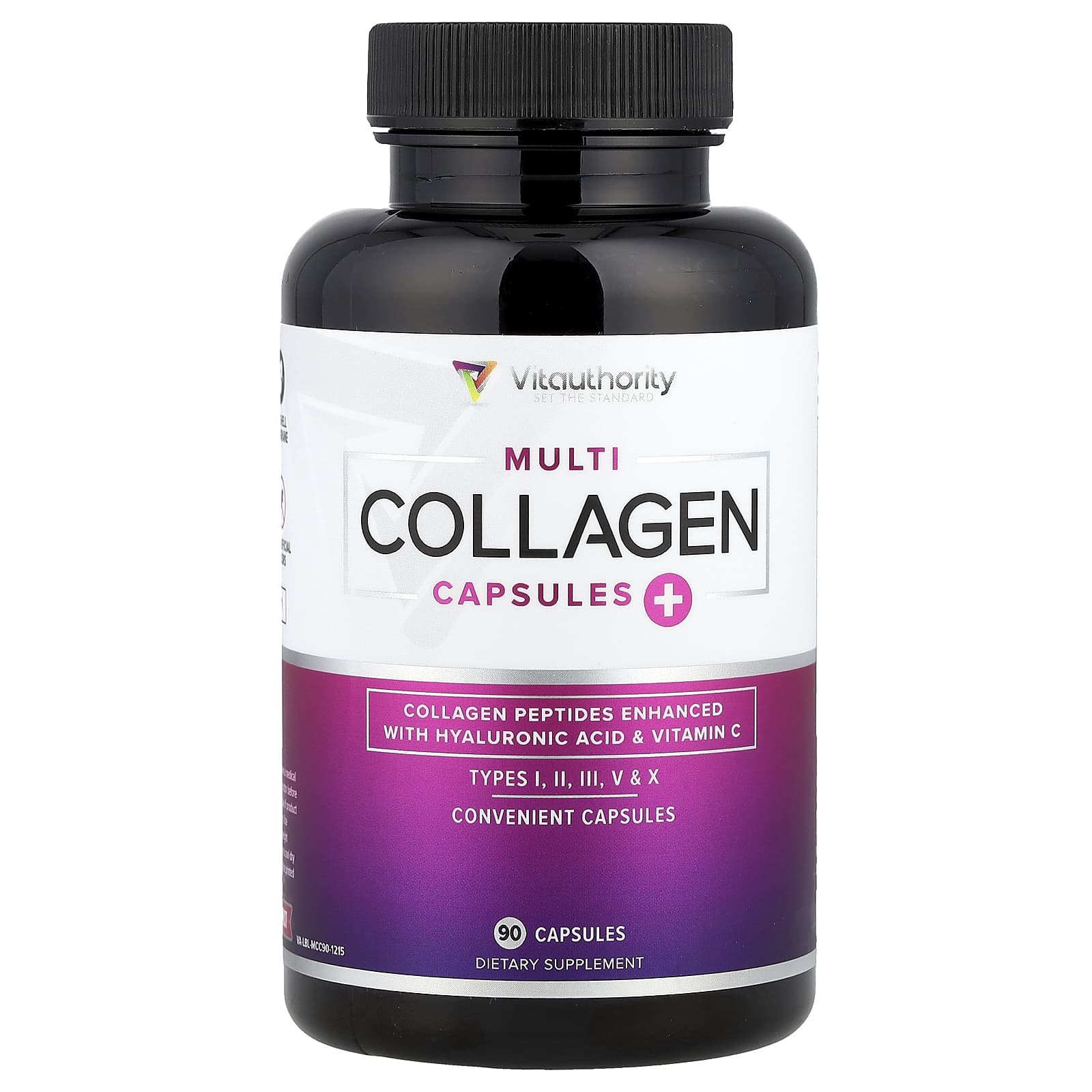 Vitauthority, Multi Collagen Capsules+, 90 Capsules - Image 1
