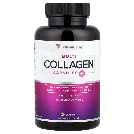 Vitauthority, Multi Collagen Capsules+, 90 Capsules - Image 1