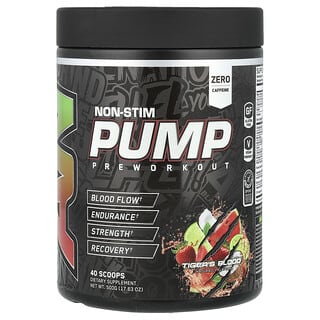 ABE Non-Stim Pump Pre Workout - Tiger's Blood, 17.63 oz (500 g)