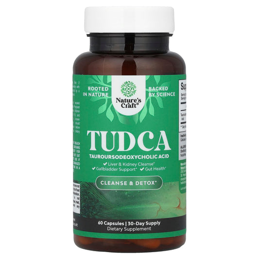 Nature's Craft, TUDCA, 60 Capsules (250 mg per Capsule) - Image 1