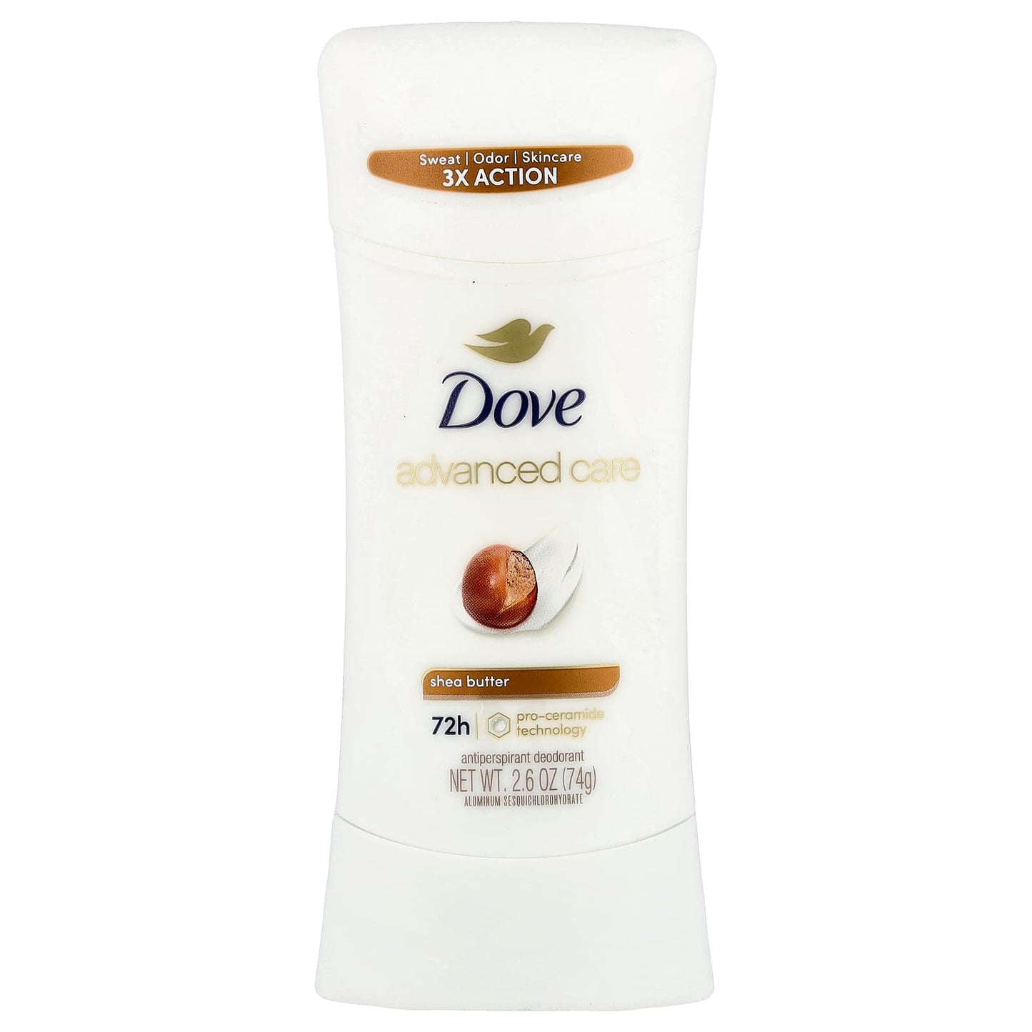 Dove Advanced Care Antiperspirant Deodorant with Shea Butter, 2.6 oz - Image 1