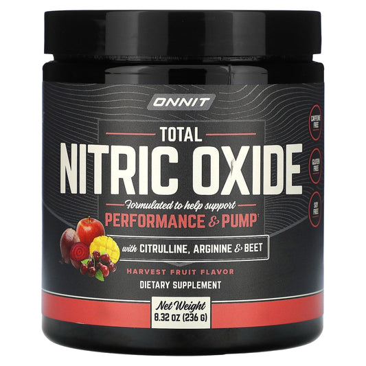 Onnit, Total Nitric Oxide, with Citrulline, Arginine & Beet, Harvest Fruit, 8.32 oz (236 g) - Image 1