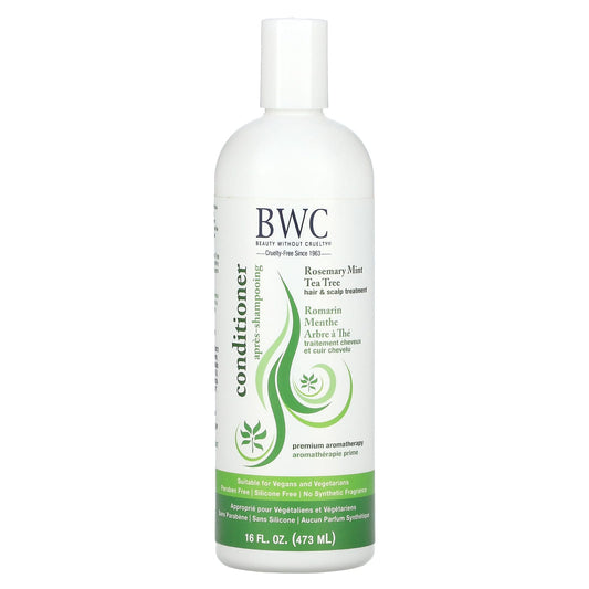 Cruelty-Free Rosemary Mint Tea Tree Conditioner 16 fl oz - Vegan, Paraben-Free - Image 1