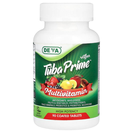 Vegan Iron-Free Multivitamin by Deva - Tuba Prime for Adults - Image 1