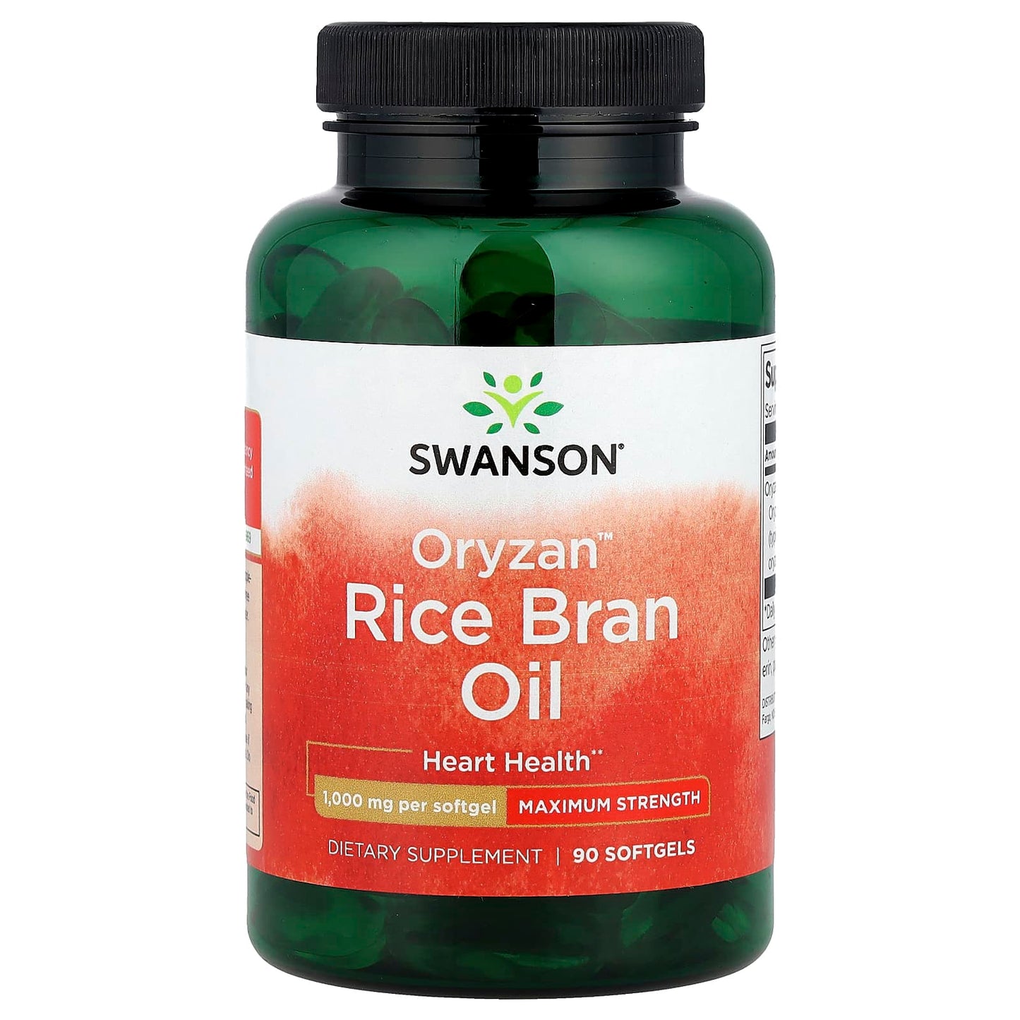 Swanson, Oryzan™ Rice Bran Oil, 1,000 mg, 90 Softgels - Image 1