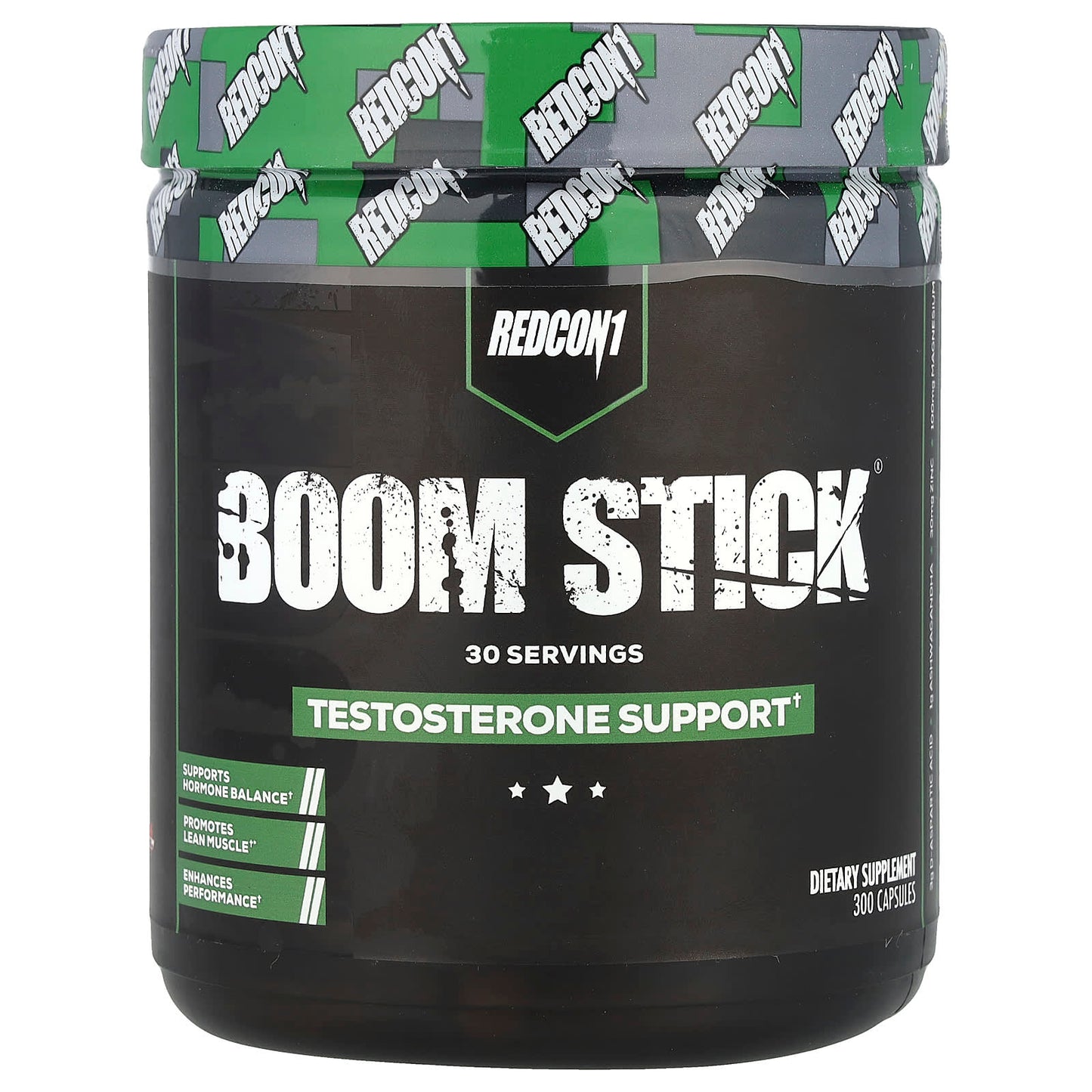 Redcon1, Boom Stick®, Testosterone Support, 300 Capsules - Image 1