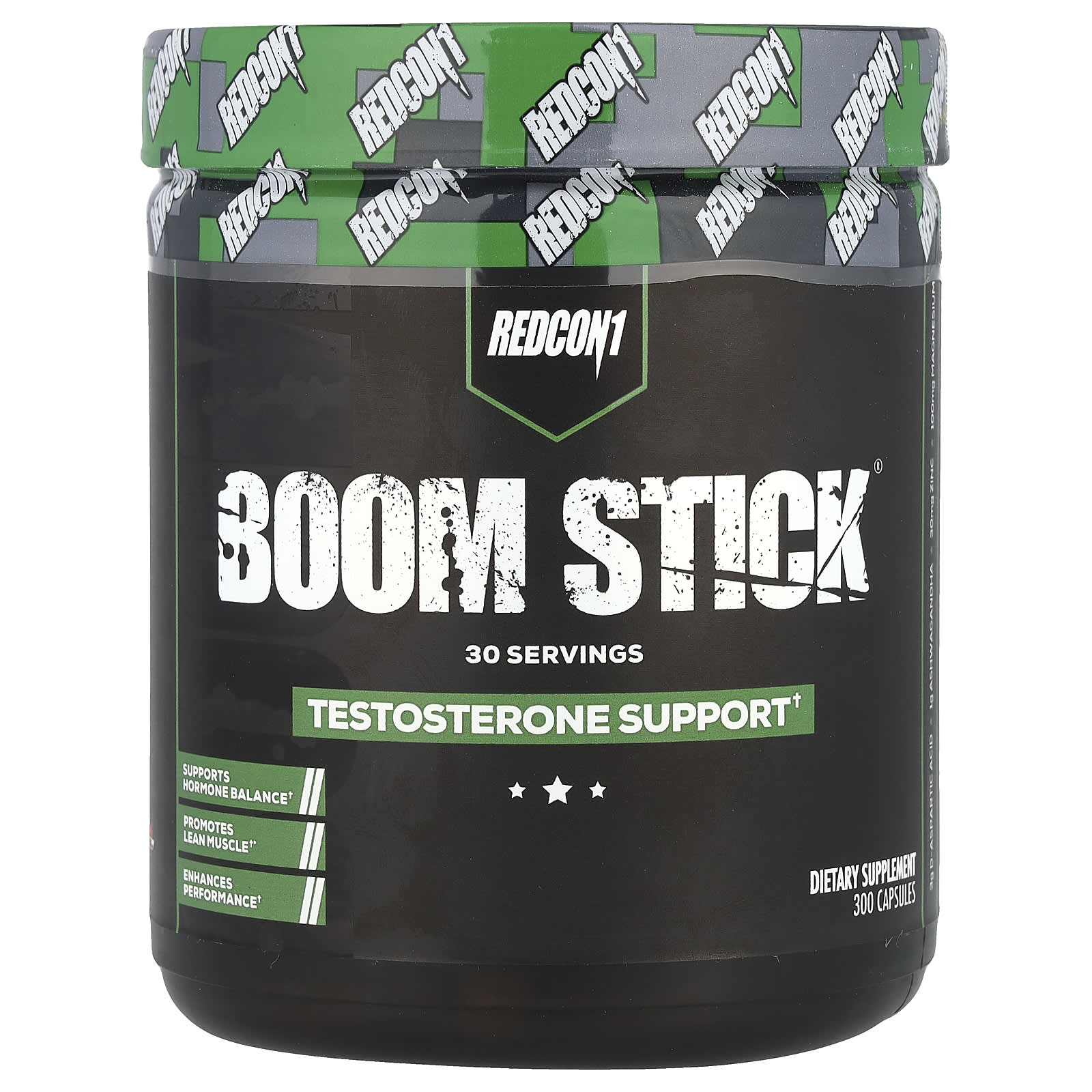Redcon1, Boom Stick®, Testosterone Support, 300 Capsules - Image 1