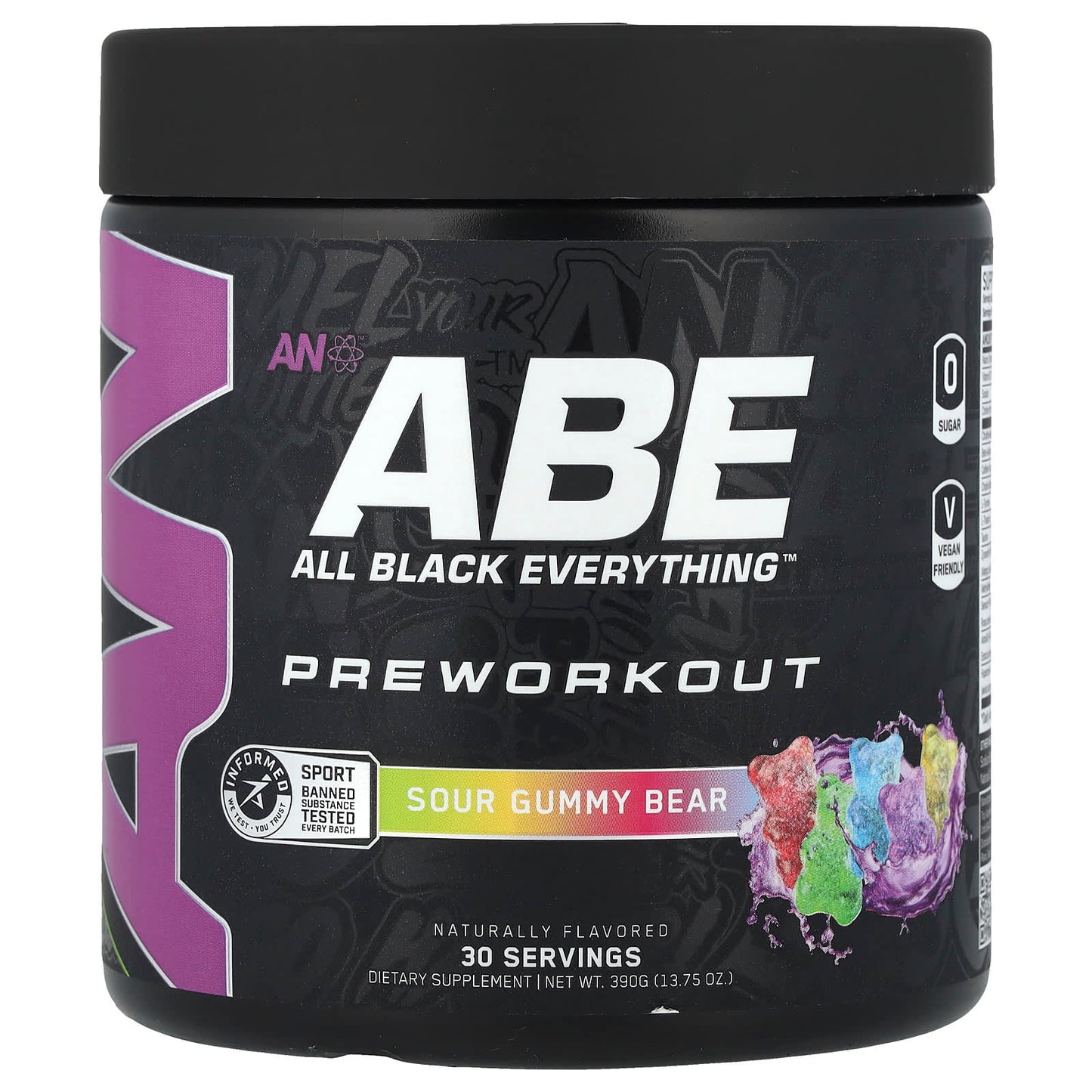 ABE Pre-Workout - Sour Gummy Bear, Explosive Energy & Focus - Image 1