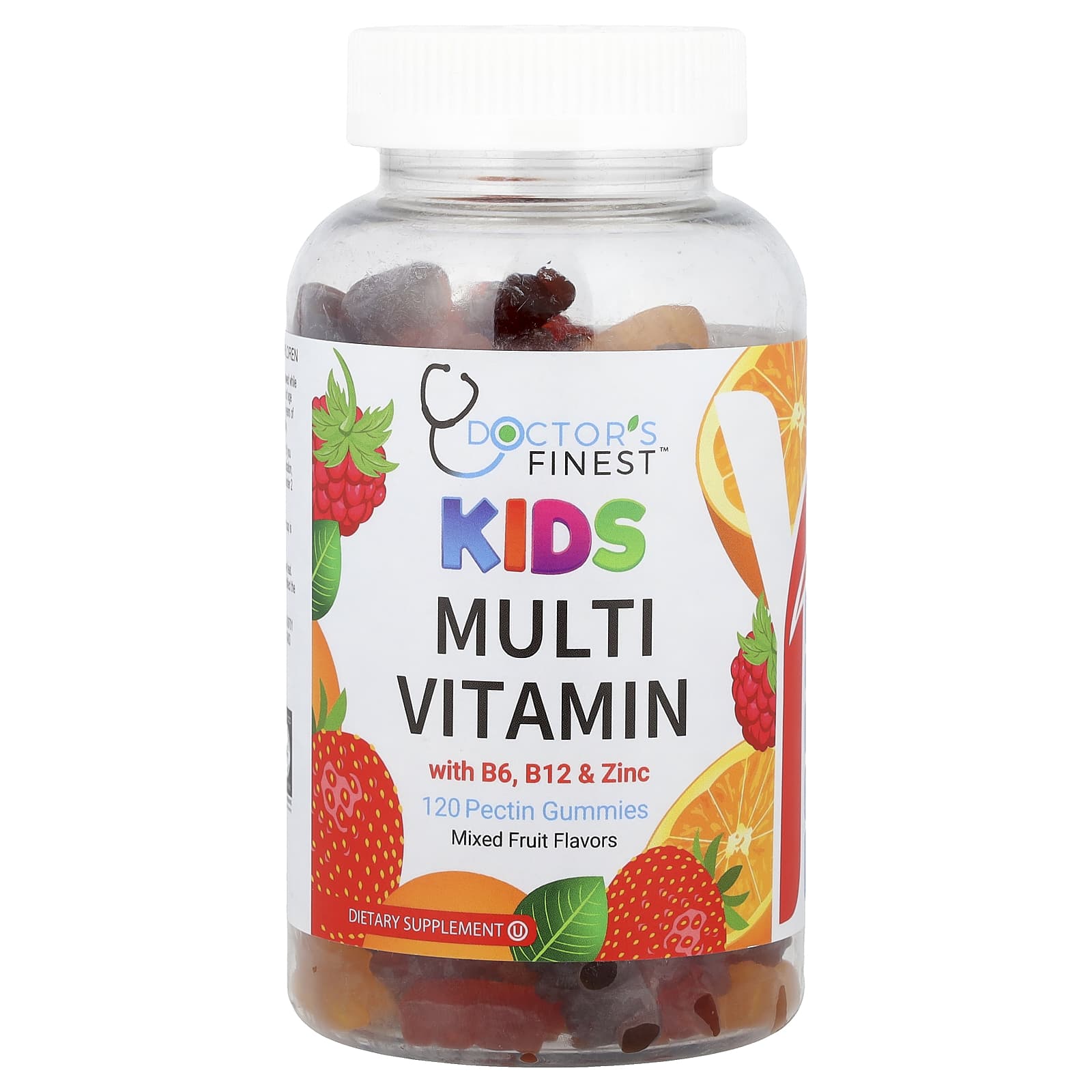 Kids Multivitamin Gummies | Doctor's Finest | 120 Pectin Chews - Image 1