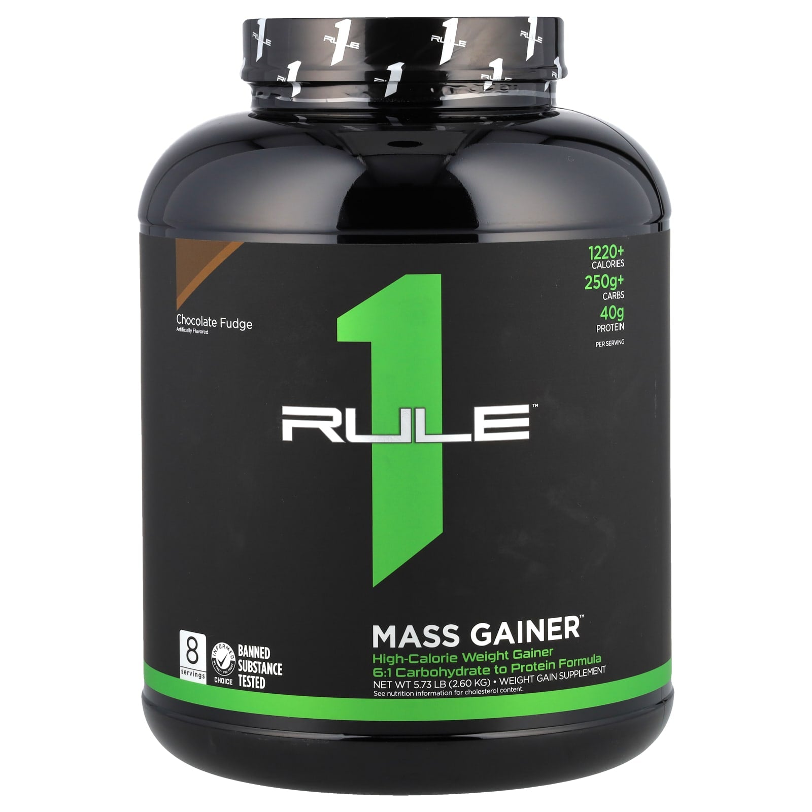 Rule One Proteins, Mass Gainer™, Chocolate Fudge, 5.73 lbs (2.60 kg) - Image 1