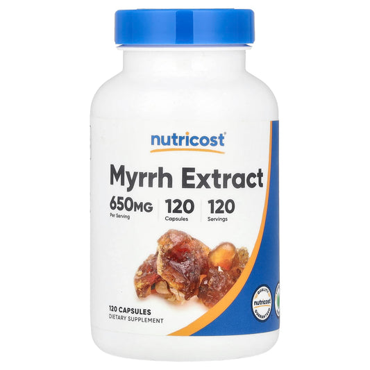 Nutricost, Myrrh Extract, 650 mg, 120 Capsules - Image 1