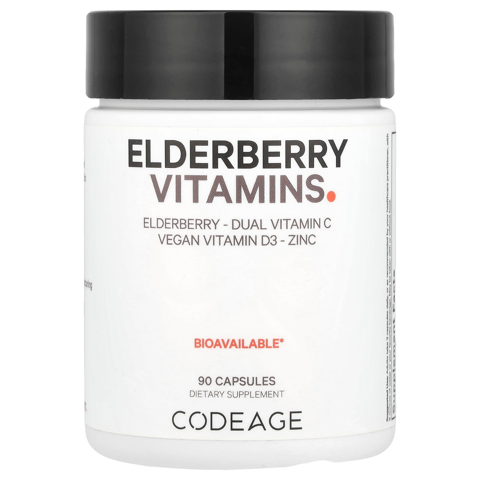 Codeage Elderberry Vitamins - Boost Immunity & Energy - Image 1