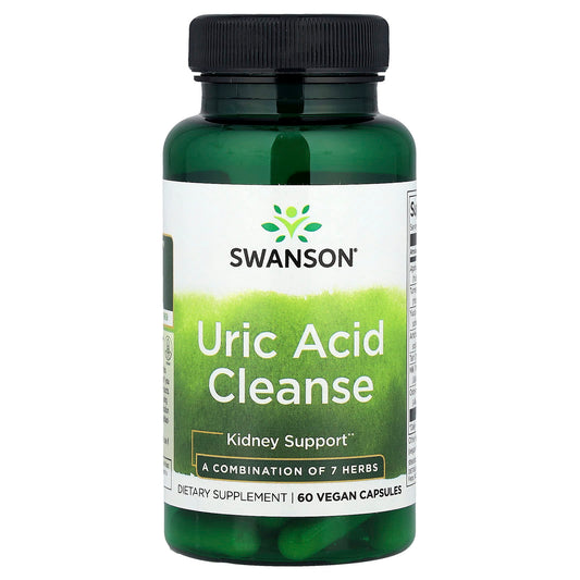 Swanson, Uric Acid Cleanse, 60 Vegan Capsules - Image 1