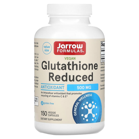 Vegan Glutathione Supplement by Jarrow Formulas - 150 Capsules - Image 1