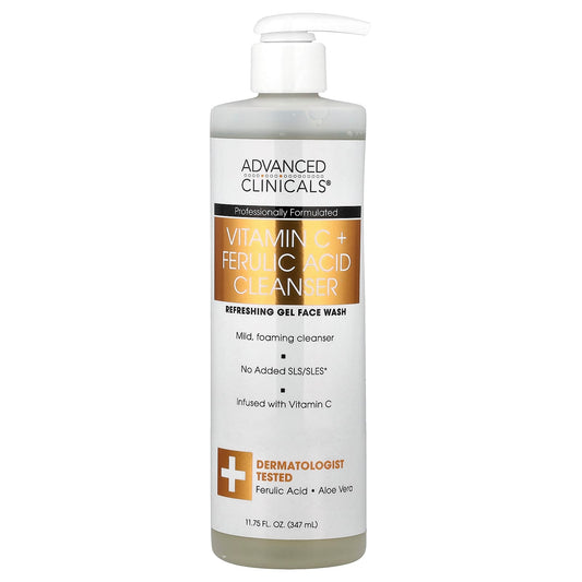 Vitamin C + Ferulic Acid Face Cleanser for Normal Skin by Advanced Clinicals - Image 1