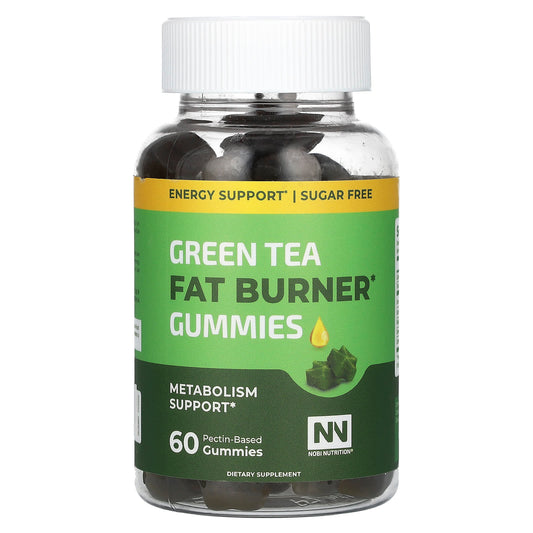 Nobi Nutrition, Green Tea Fat Burner Gummies, 60 Pectin-Based Gummies - Image 1