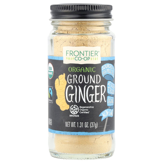 Frontier Co-op Organic Ground Ginger, USDA Organic Certified, 1.31 oz - Image 1