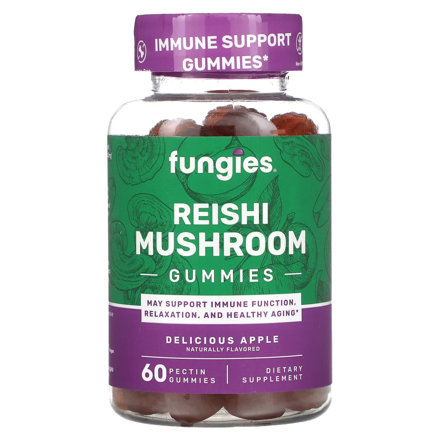 Reishi Mushroom Gummies for Immune Support and Relaxation - Fungies - Image 1