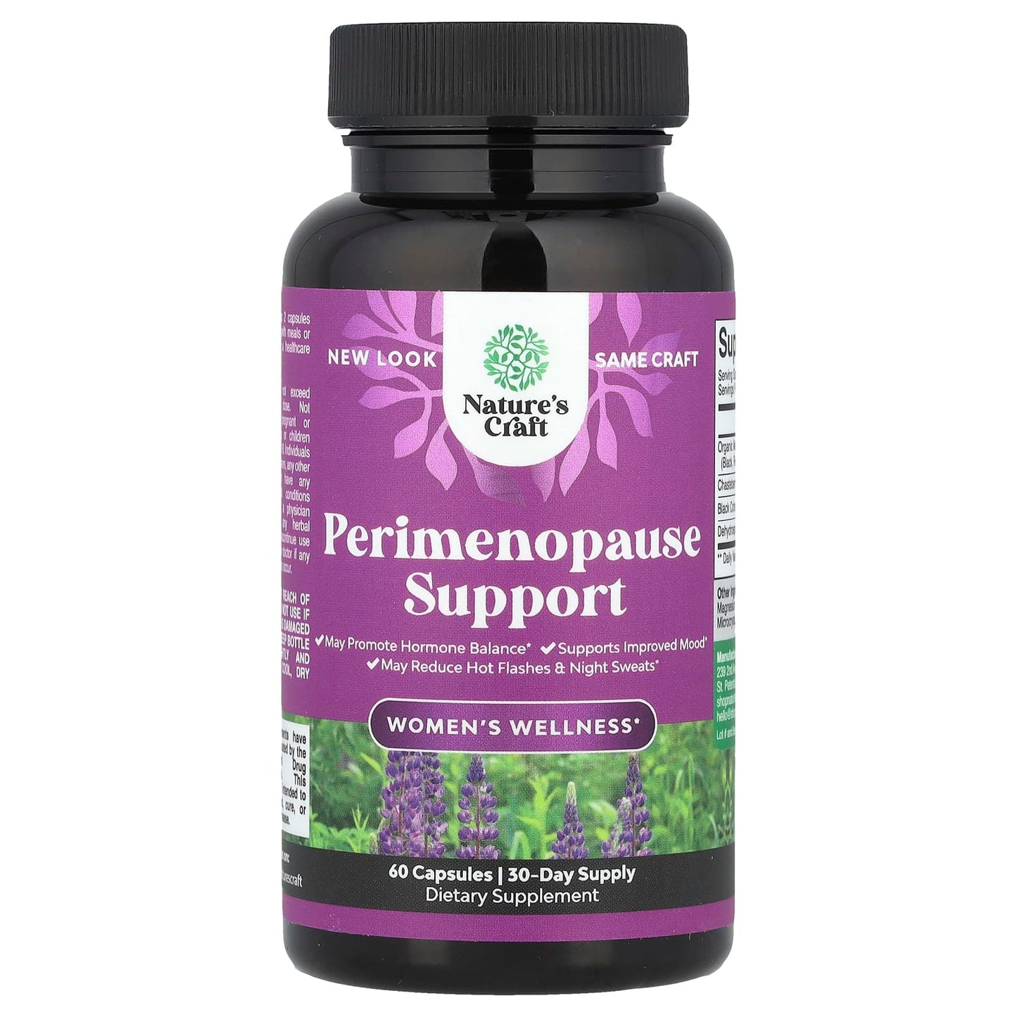 Nature's Craft, Women's Wellness, Perimenopause Support, 60 Capsules - Image 1