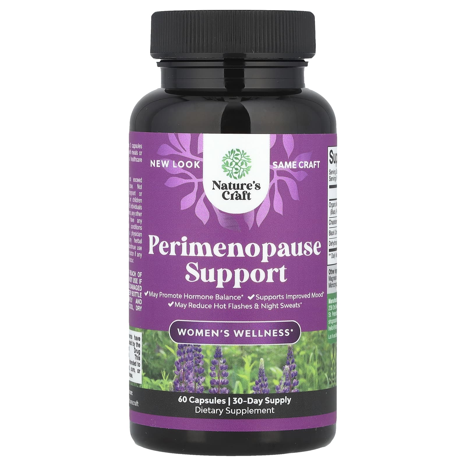 Nature's Craft, Women's Wellness, Perimenopause Support, 60 Capsules - Image 1