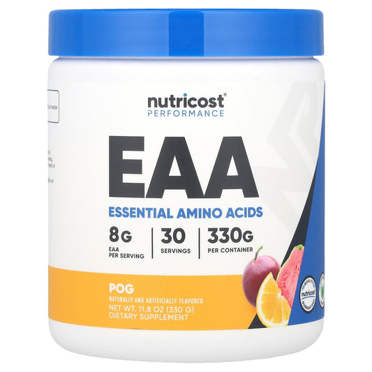 Nutricost, Performance, EAA Powder, Passionfruit, Orange & Guava, 11.8 oz (330 g) - Image 1