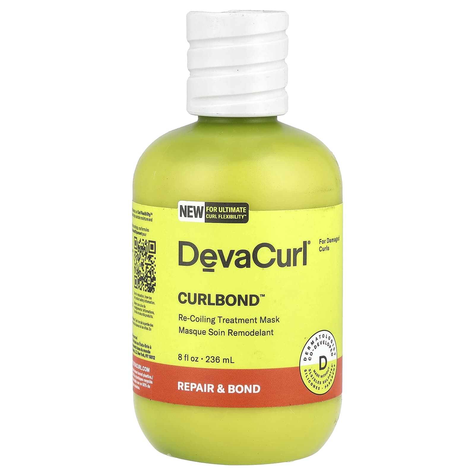 DevaCurl CurlBond Re-Coiling Treatment Mask for Damaged Curls - Image 1