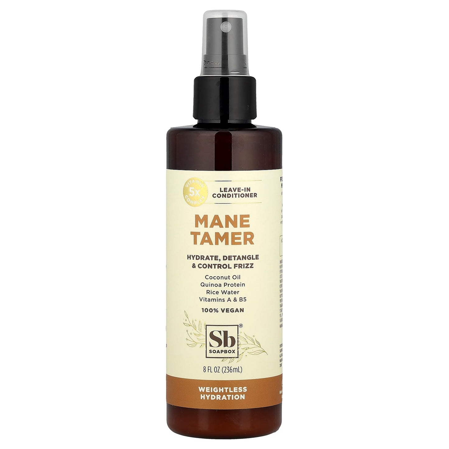 Soapbox, Mane Tamer, Leave-In Conditioner, 8 fl oz (236 ml) - Image 1