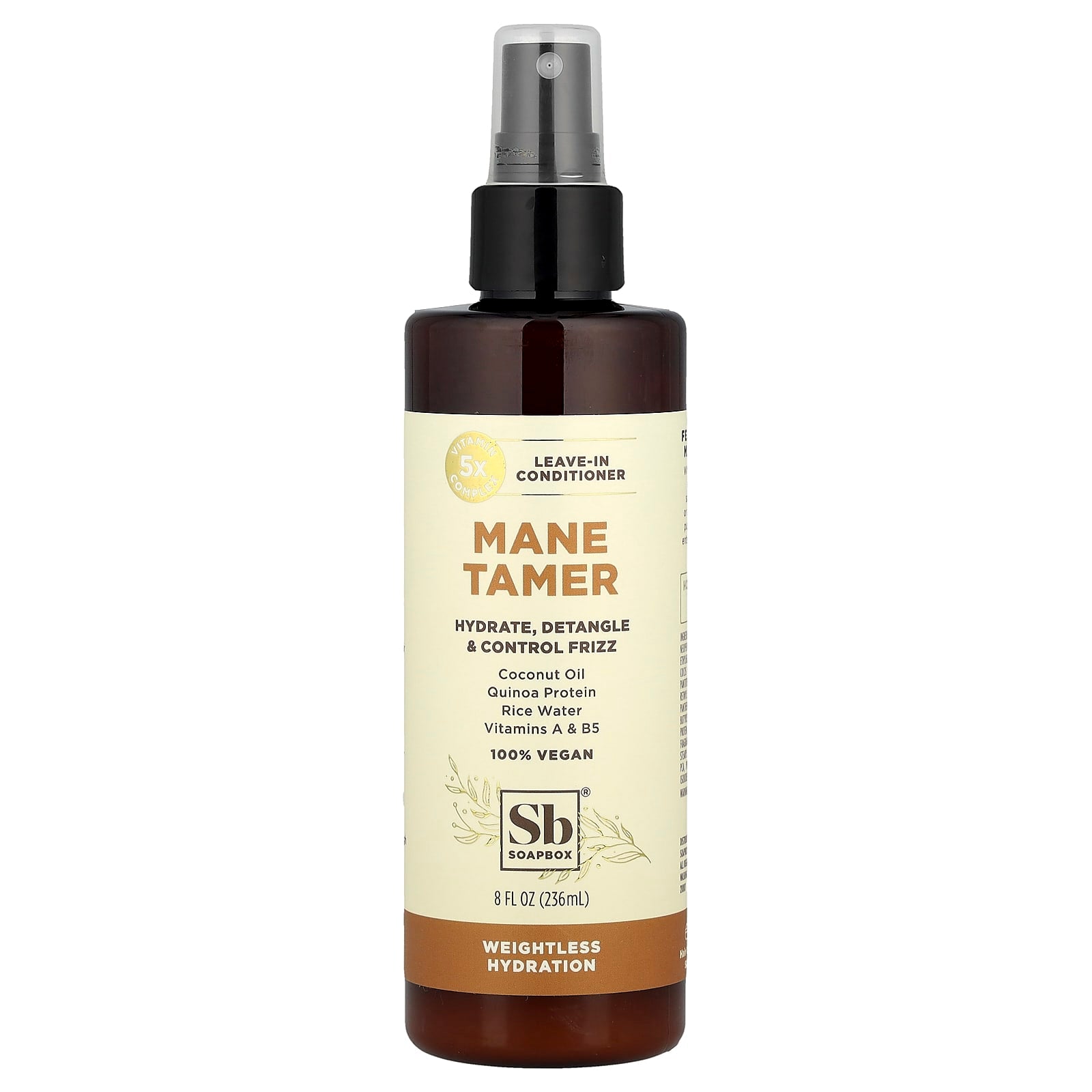 Soapbox, Mane Tamer, Leave-In Conditioner, 8 fl oz (236 ml) - Image 1