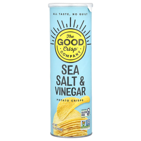 The Good Crisp Company, Potato Crisps, Sea Salt & Vinegar, 5.6 oz (160 g) - Image 1