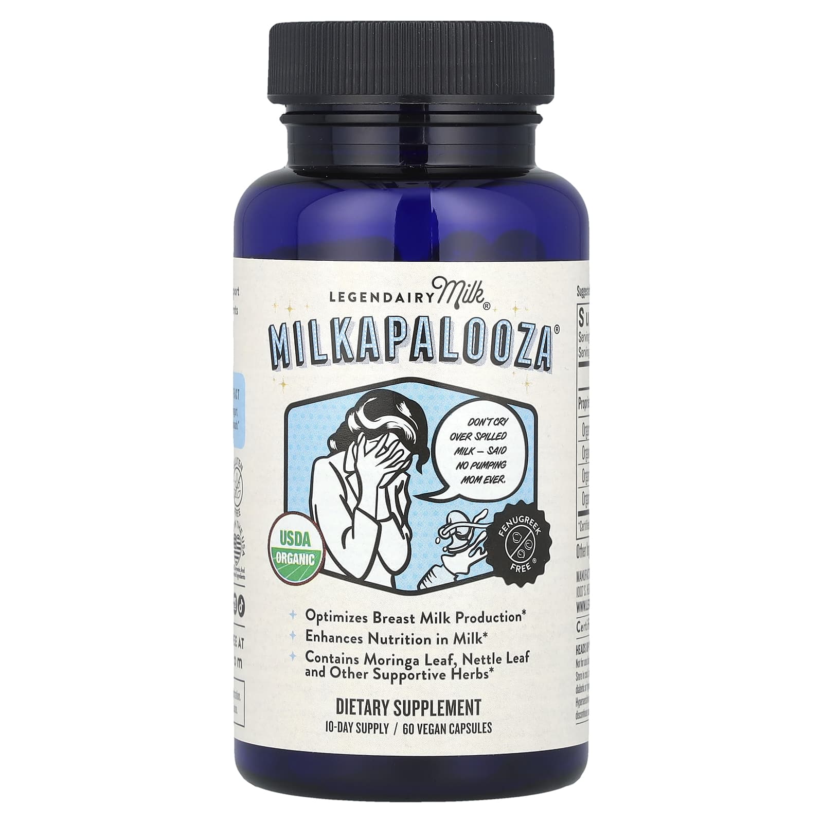 Legendairy Milk, Milkapalooza®, 60 Vegan Capsules - Image 1