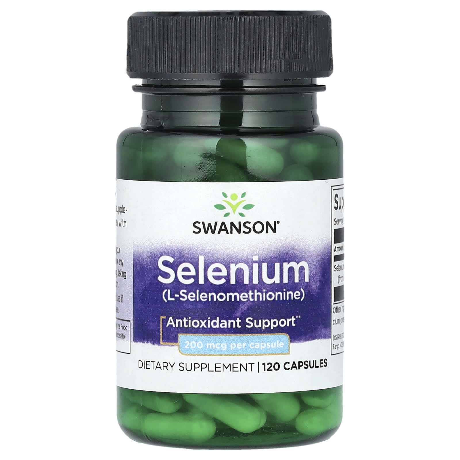 Swanson, Selenium, 200 mcg, 120 Capsules - Image 1