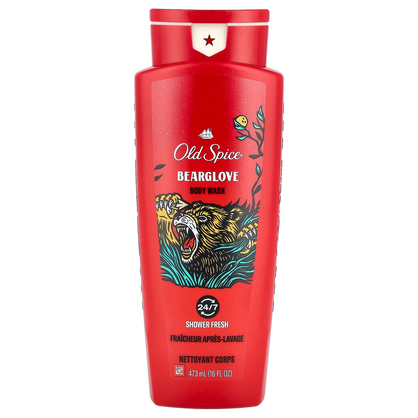 Old Spice, Bearglove, Body Wash, Shower Fresh , 16 fl oz (473 ml) - Image 1