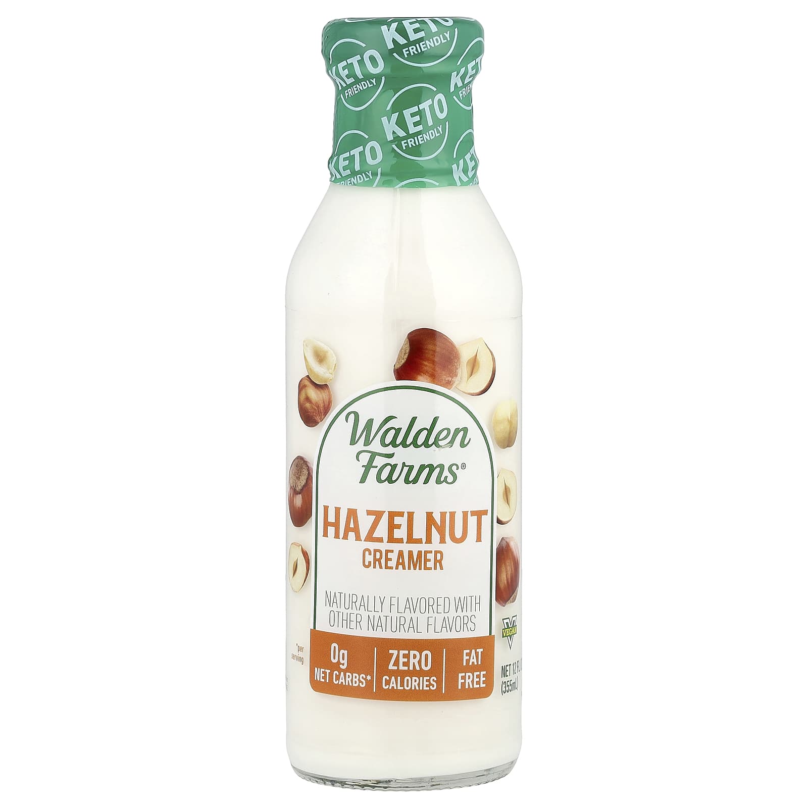Walden Farms, Coffee Creamer, Hazelnut, 12 fl oz (355 ml) - Image 1
