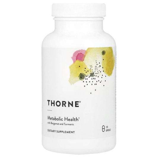 Thorne, Metabolic Health with Bergamot and Turmeric, 120 Capsules - Image 1