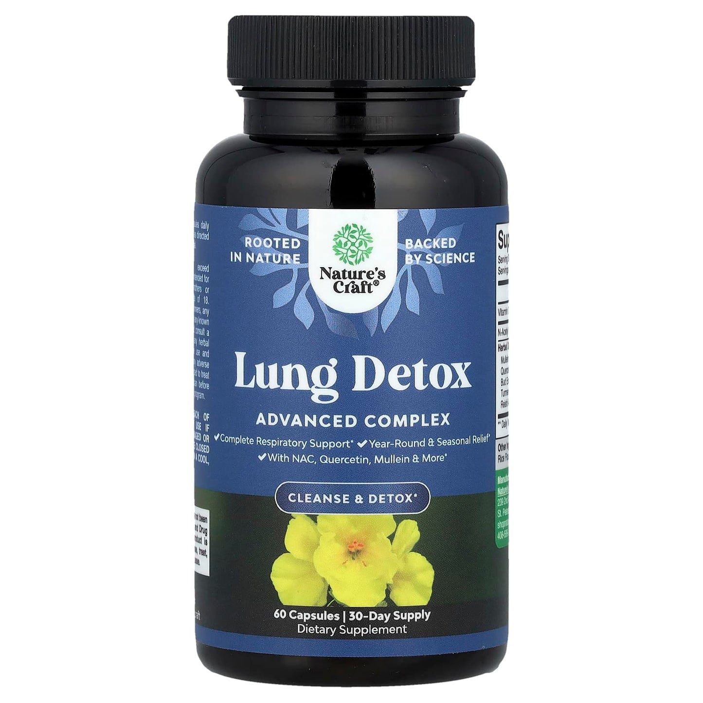 Nature's Craft, Lung Detox, 60 Capsules - Image 1