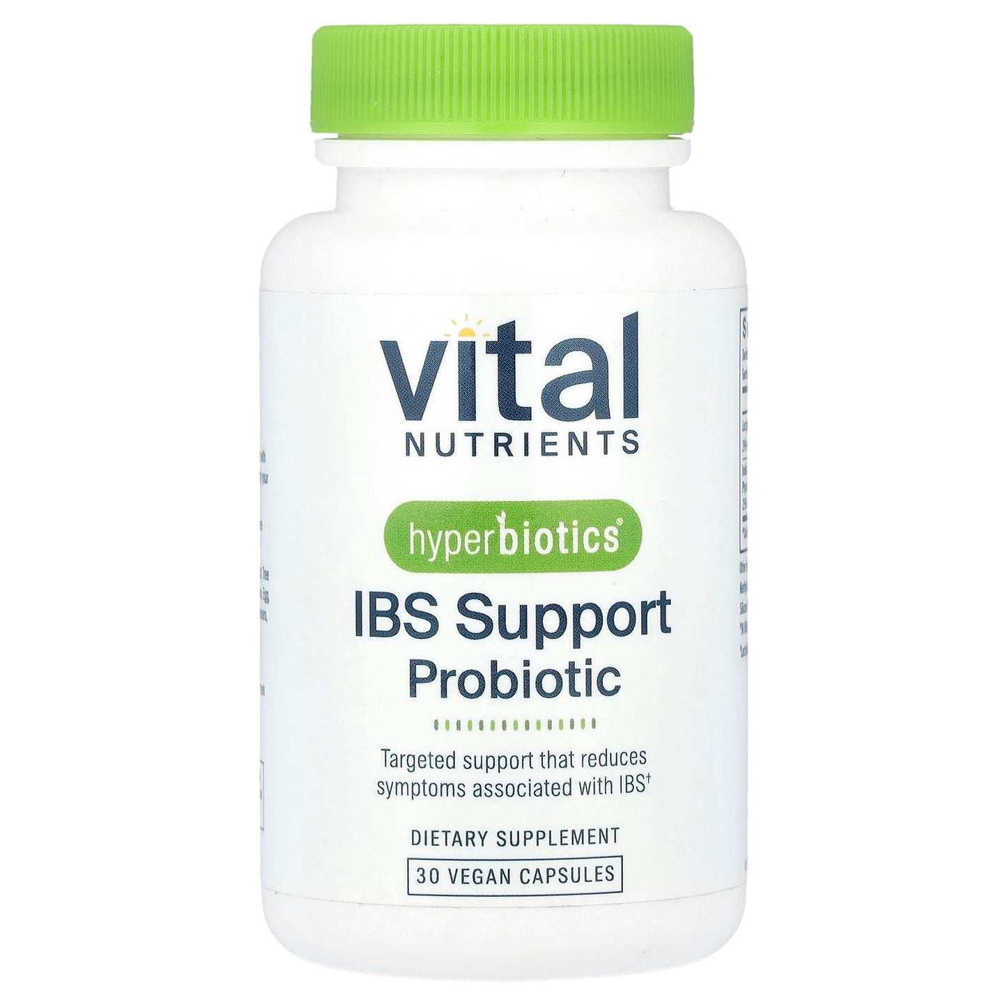 Vital Nutrients, Hyperbiotics®, IBS Support Probiotic, 30 Vegan Capsules - Image 1