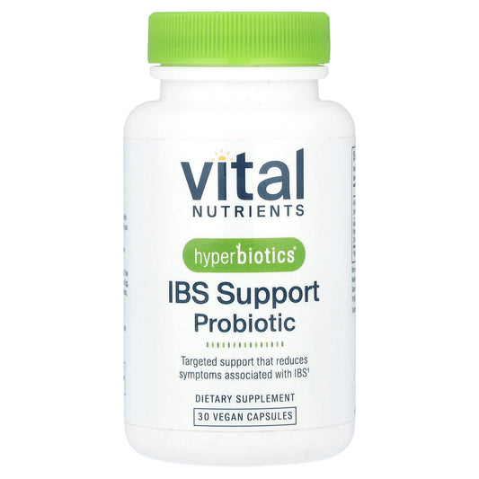 Vital Nutrients, Hyperbiotics®, IBS Support Probiotic, 30 Vegan Capsules - Image 1