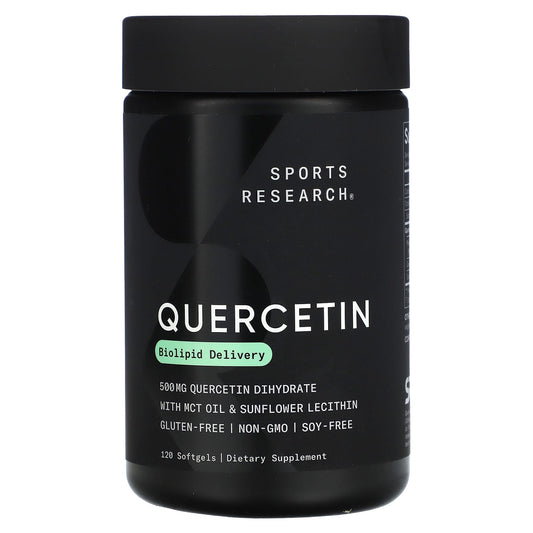 Sports Research, Quercetin, 120 Softgels - Image 1