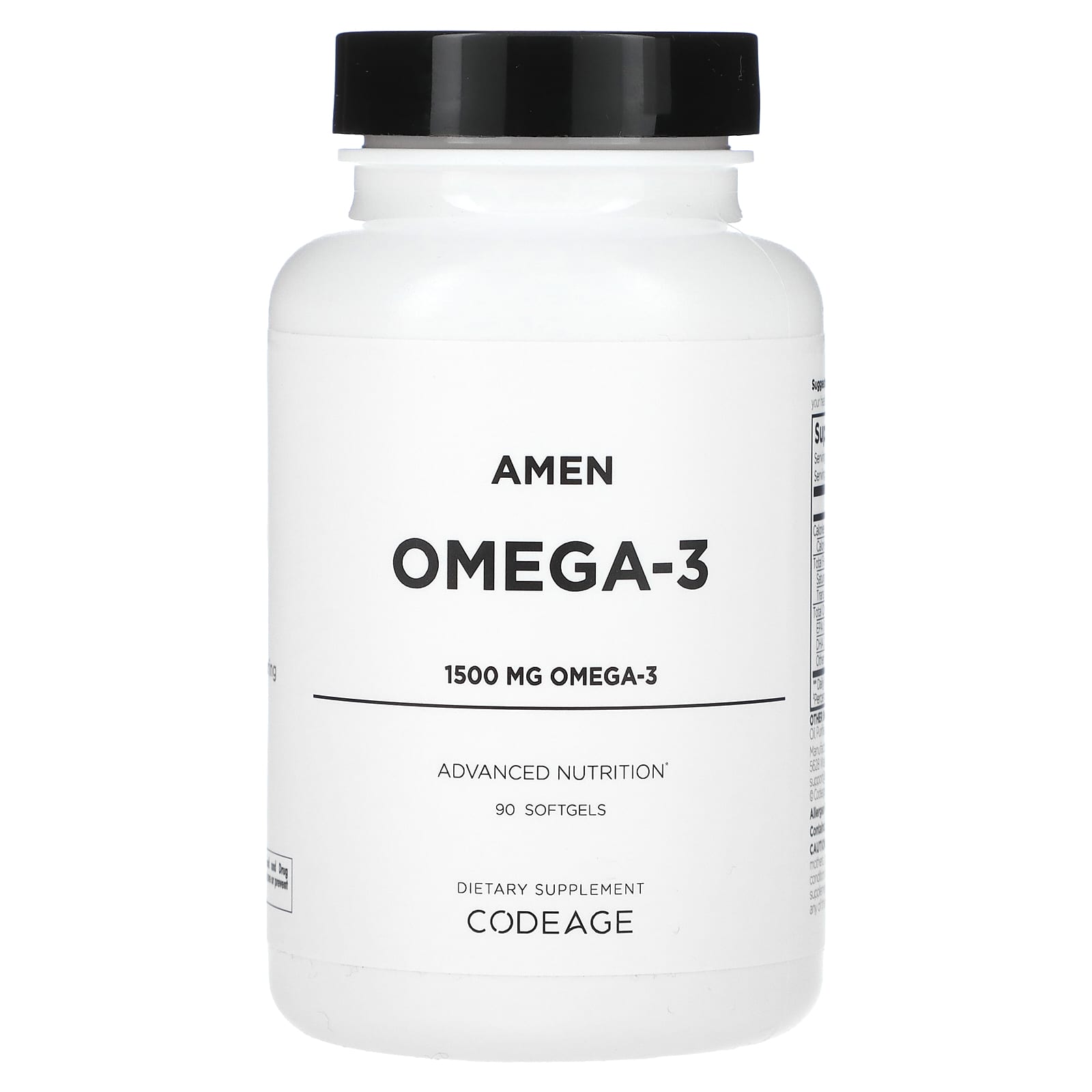 Support Heart, Brain & Cognition with CodeAge Omega-3 Softgels - Image 1