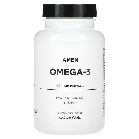 Support Heart, Brain & Cognition with CodeAge Omega-3 Softgels - Image 1