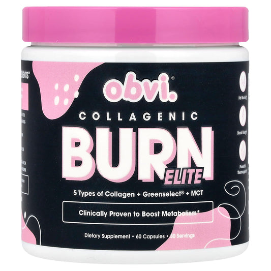 Obvi, Collagenic Burn Elite, 60 Capsules - Image 1