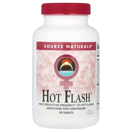 Source Naturals, Hot Flash, 90 Tablets - Image 1
