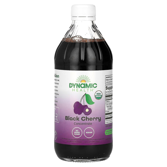 Black Cherry Concentrate - USDA Organic, No Added Sugar, 16 fl oz - Image 1