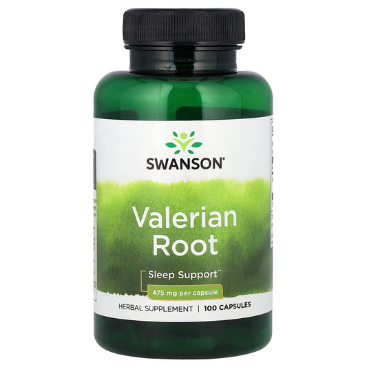 Swanson, Valerian Root, 475 mg, 100 Capsules - Image 1