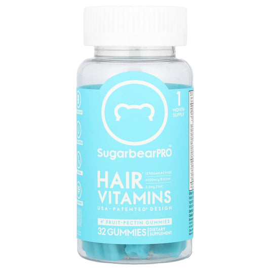 SugarbearPro, Hair Vitamins Gummies, 32 Gummies - Image 1