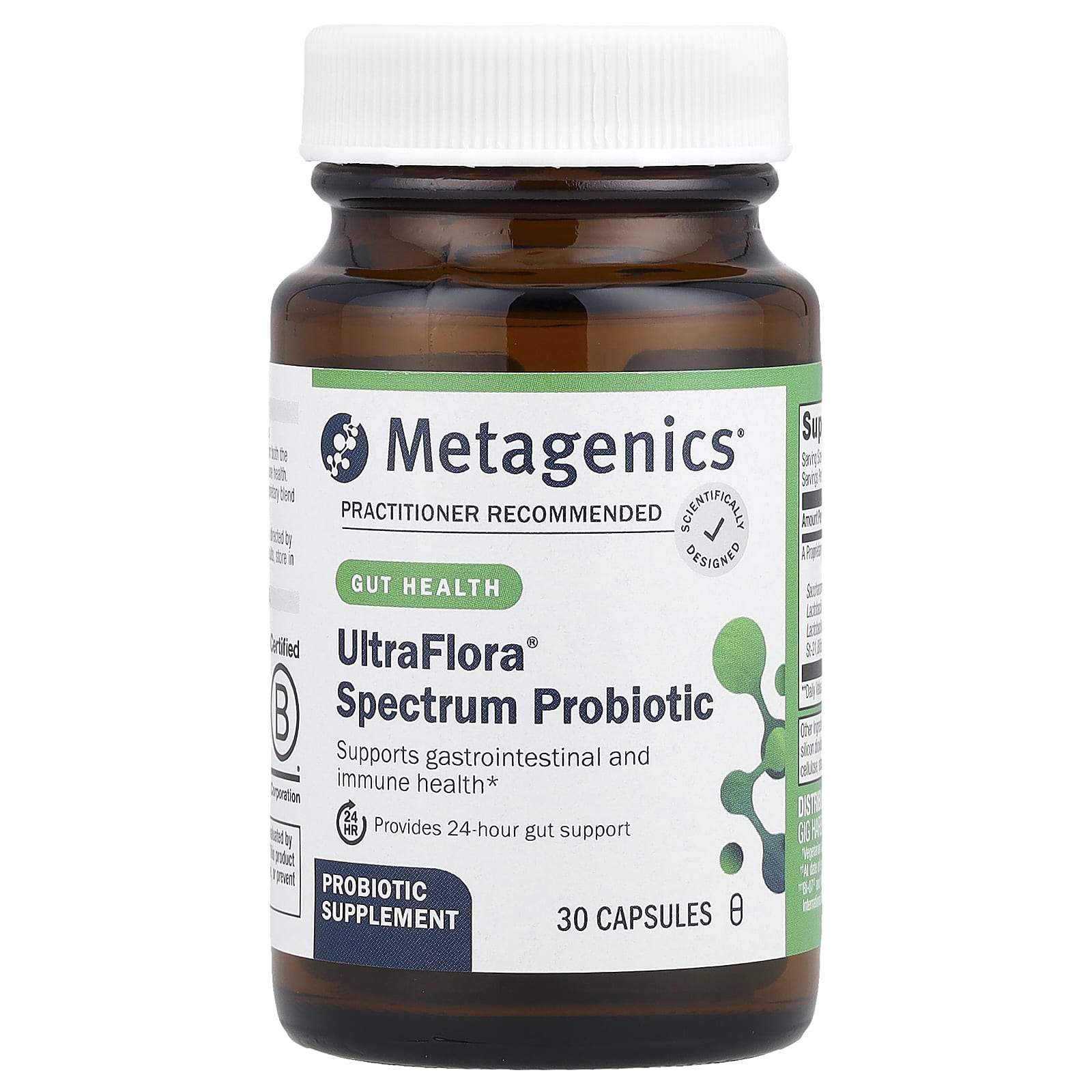 Metagenics, UltraFlora® Spectrum Probiotic , 30 Capsules - Image 1