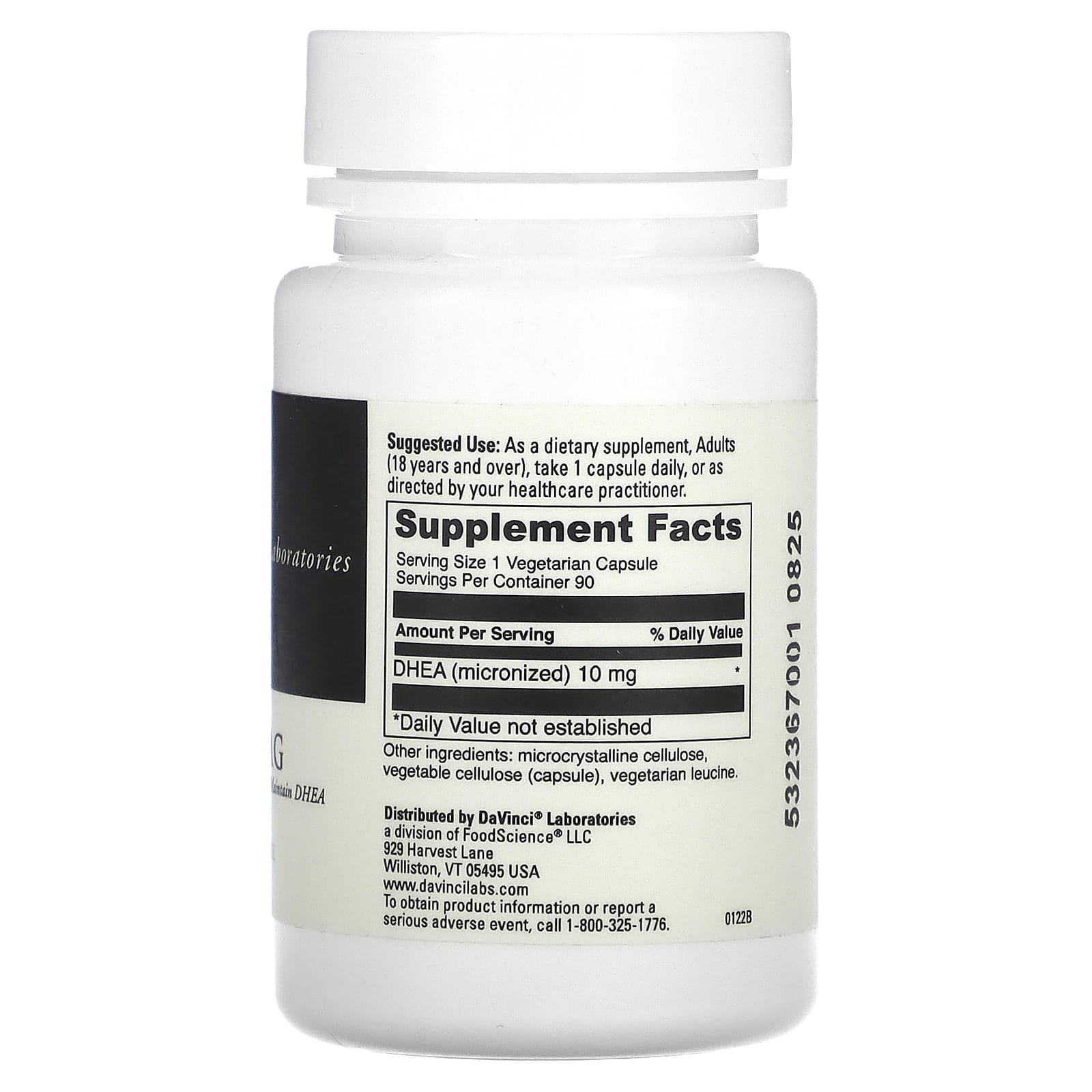 DHEA Supplement for Hormone Balance - 10mg, 90 Capsules - Image 2